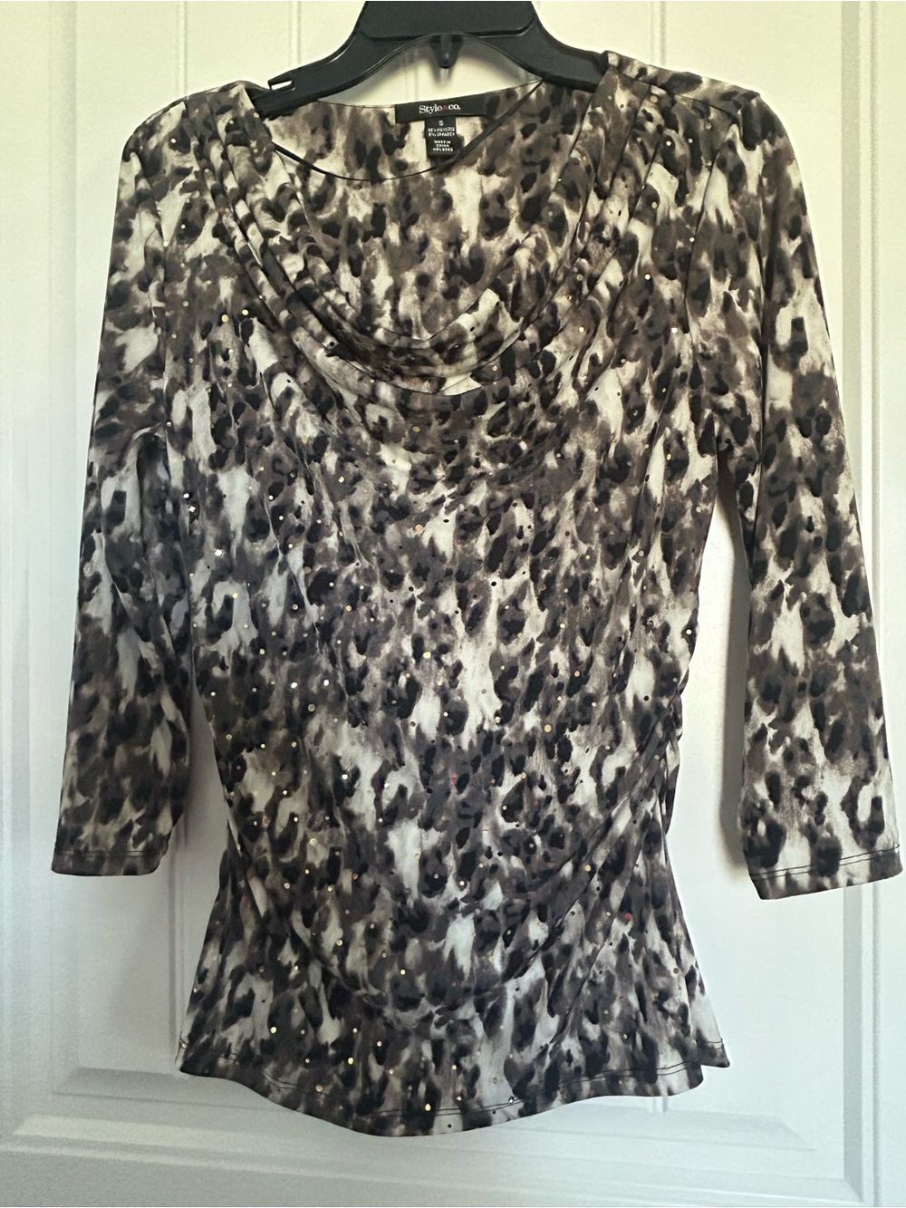 Style & Co. Animal Print with flattering ruched sides